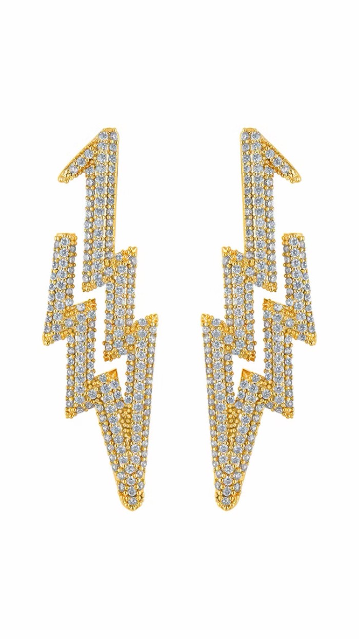 Barq Gold Earrings 