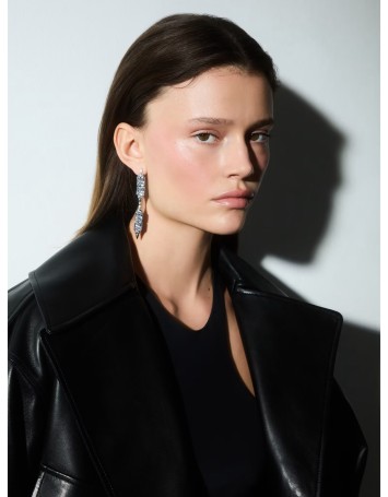 Mira Silver Earrings  Mira Silver Earrings