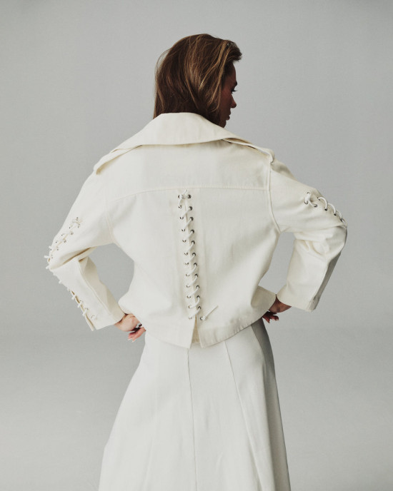 Valencia Jacket Beyaz
