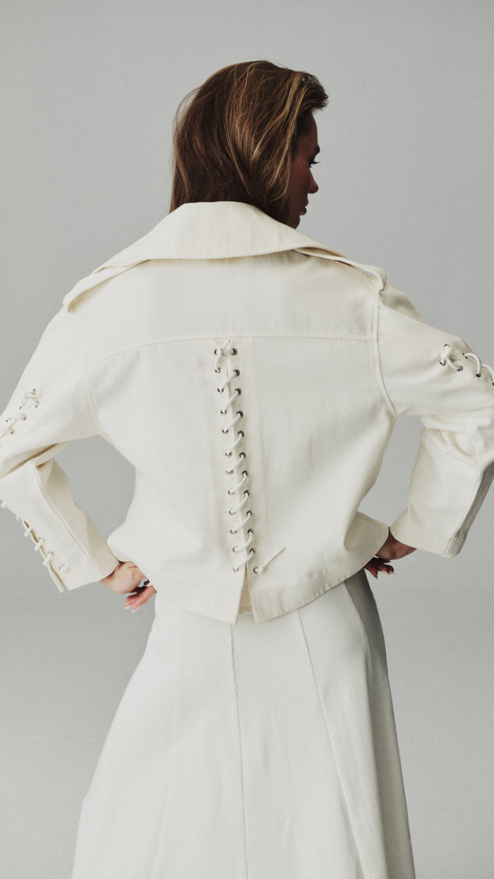 Valencia Jacket Beyaz