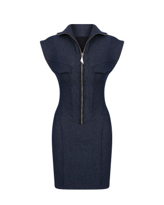 Cherry Denim Dress