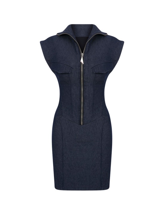 Cherry Denim Dress