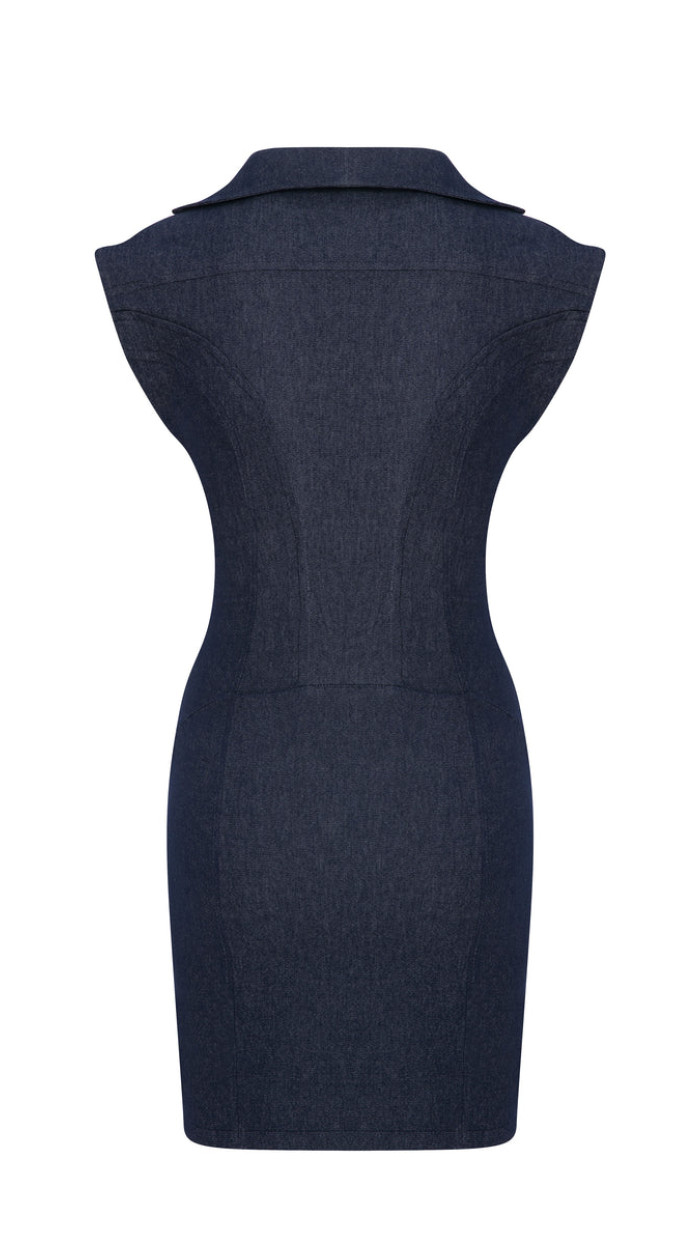 Cherry Denim Dress