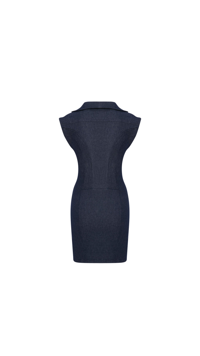 Cherry Denim Dress