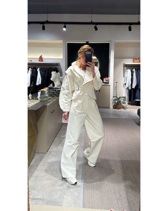 Mirel Denim Jacket Beyaz