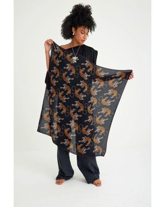 Panthera İpek Şal