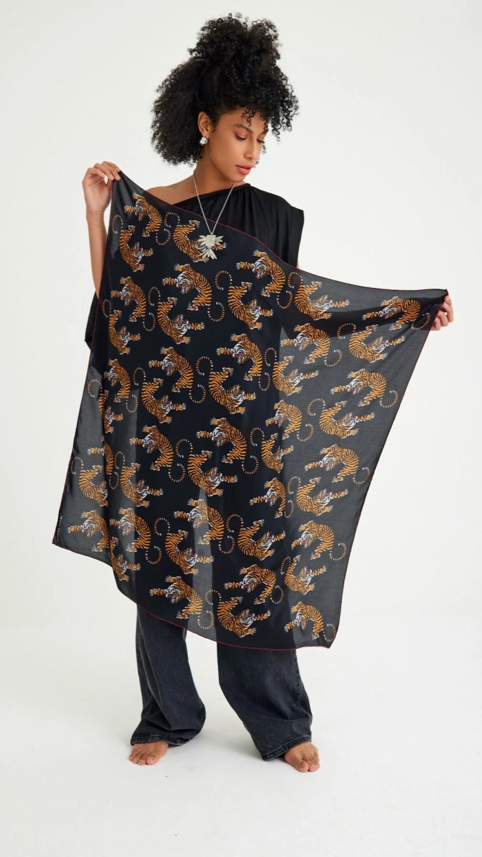 Panthera İpek Şal 
