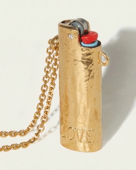 Love is Fire Lighter Holder Kolye