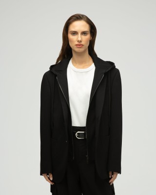 Eran Çıkarılabilir Kapüşonlu Oversize Blazer