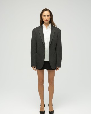 Eran Çıkarılabilir Kapüşonlu Oversize Blazer