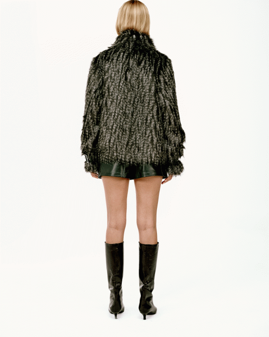 Dora Kemerli Vegan Kürk Kaban