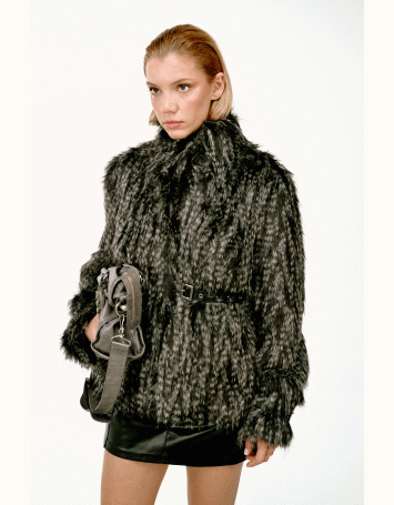 Dora Kemerli Vegan Kürk Kaban