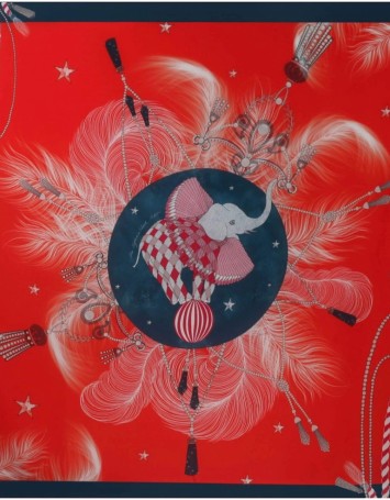 Cabaret & Red Silk Scarf Cabaret & Red Silk Scarf