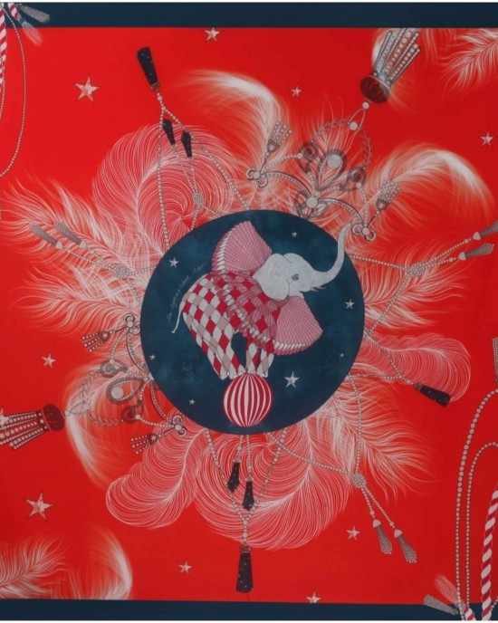 Cabaret & Red Silk Scarf Cabaret & Red Silk Scarf