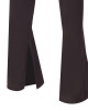 Sculpteur Fabric / Black Matt Split Flare Pants Sculpteur Fabric / Black Matt Split Flare Pants