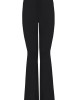 Sculpteur Fabric / Black Matt Split Flare Pants Sculpteur Fabric / Black Matt Split Flare Pants