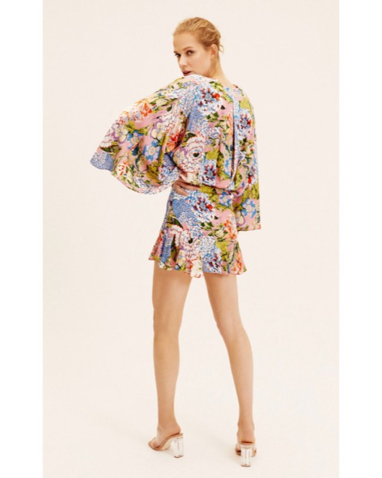 Kaia Multi Print Mini Elbise Kaia Multi Print Mini Elbise