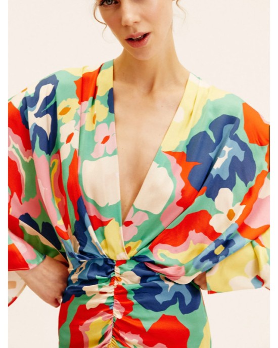 Kaia Multi Print Mini Elbise Kaia Multi Print Mini Elbise