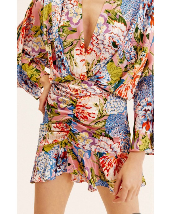 Kaia Multi Print Mini Elbise Kaia Multi Print Mini Elbise