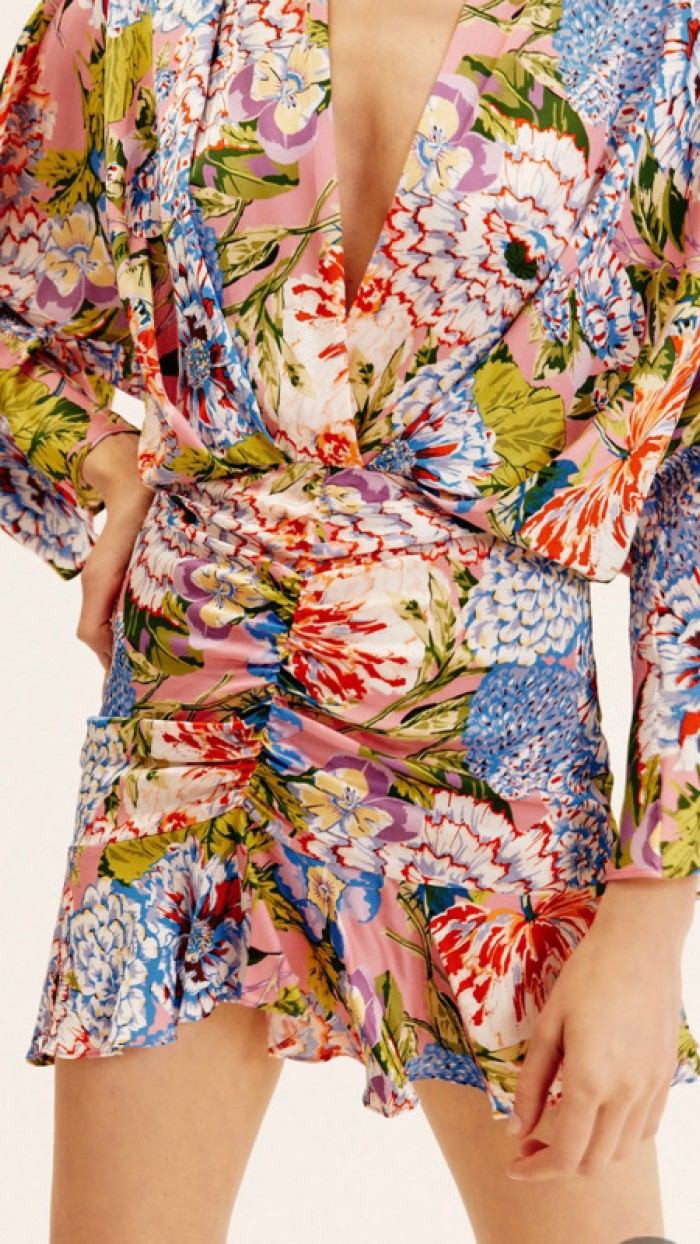 Kaia Multi Print Mini Elbise Kaia Multi Print Mini Elbise