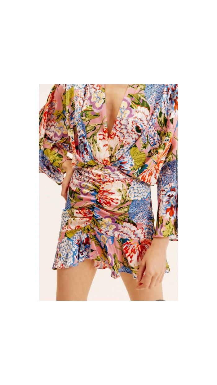 Kaia Multi Print Mini Elbise 