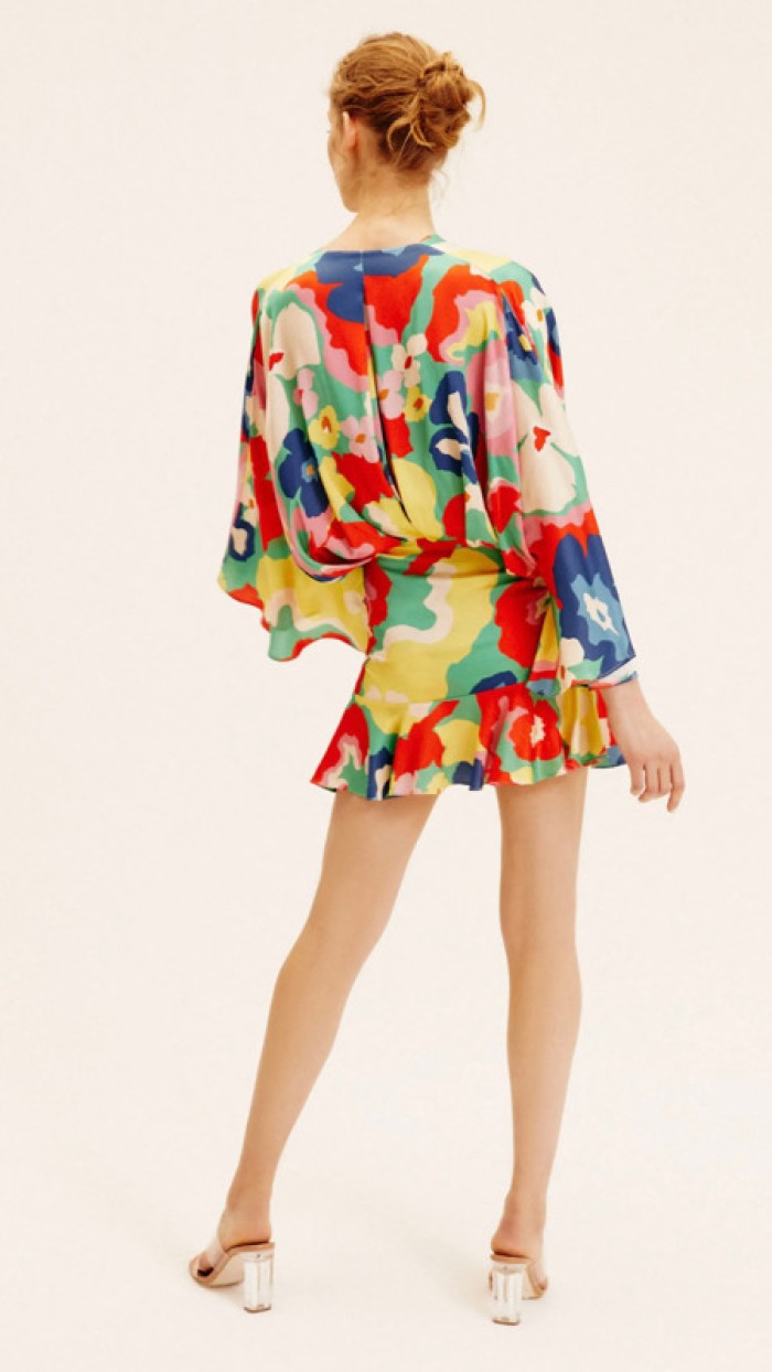 Kaia Multi Print Mini Elbise Kaia Multi Print Mini Elbise