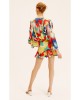 Kaia Multi Print Mini Elbise Kaia Multi Print Mini Elbise