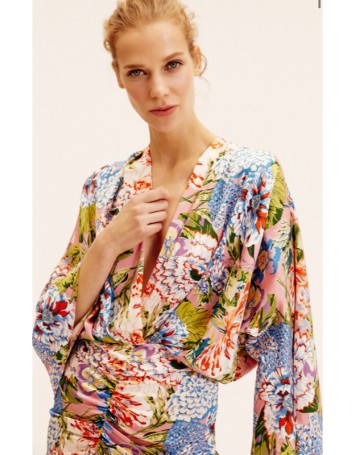 Kaia Multi Print Mini Elbise 