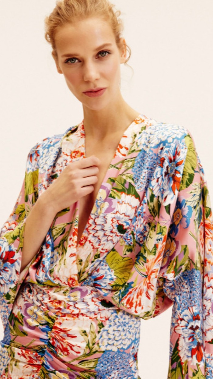 Kaia Multi Print Mini Elbise 