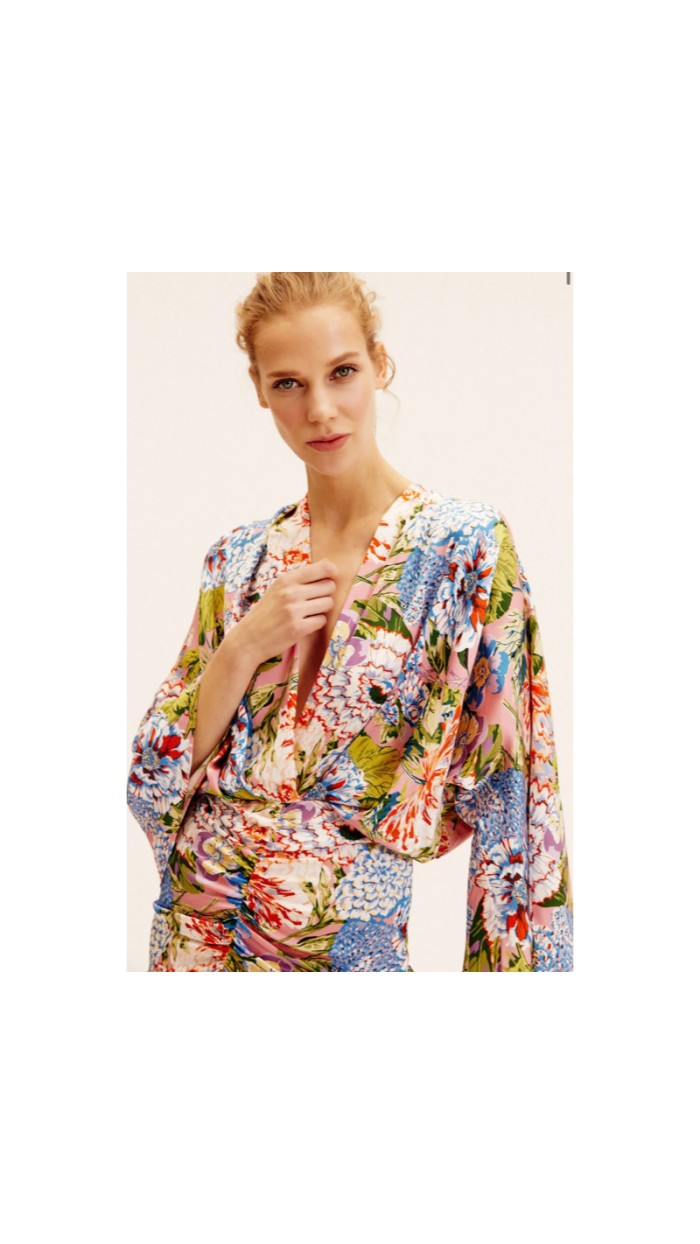 Kaia Multi Print Mini Elbise 