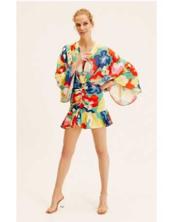 Kaia Multi Print Mini Elbise 