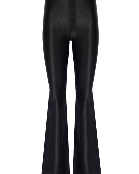 Sophie Black Shiny Flared Pants Sophie Black Shiny Flared Pants