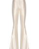 Sophie Ivory Shiny Flared Pants