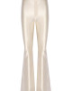 Sophie Ivory Shiny Flared Pants