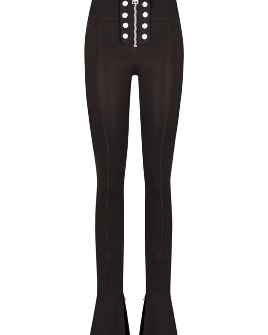 LORENA DARK BROWN FLARE LEGGINS