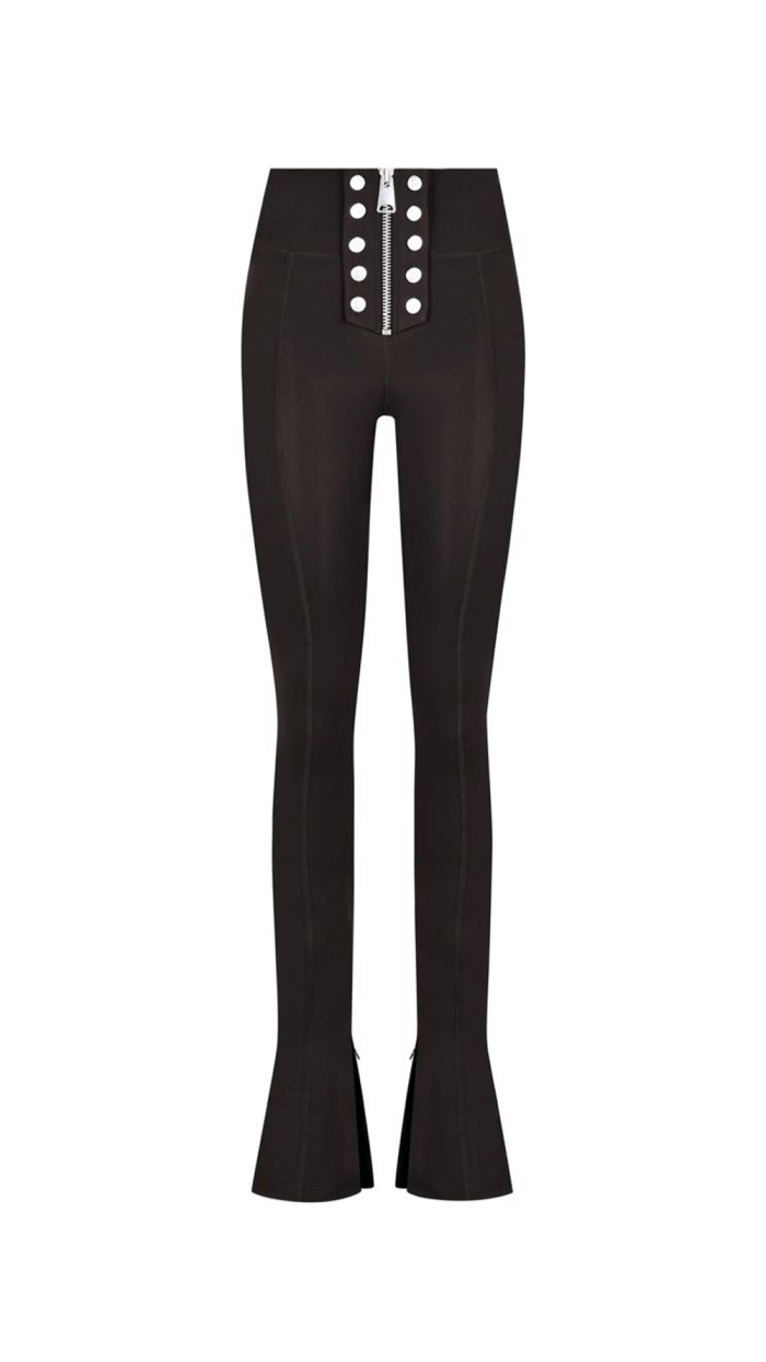 LORENA DARK BROWN FLARE LEGGINS