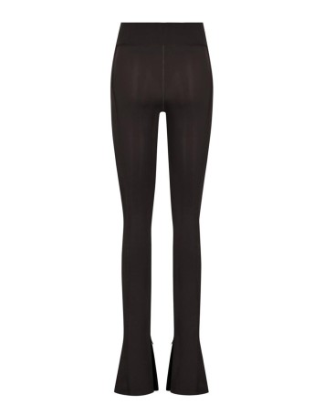 LORENA DARK BROWN FLARE LEGGINS LORENA DARK BROWN FLARE LEGGINS