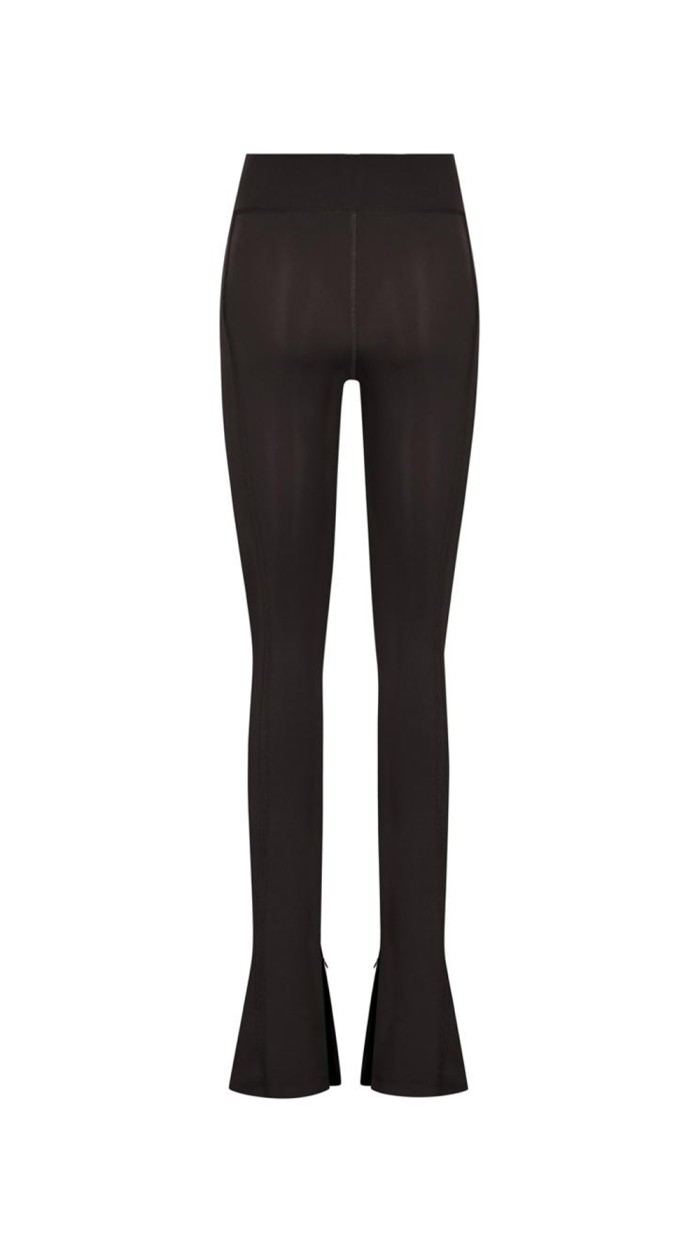 LORENA DARK BROWN FLARE LEGGINS
