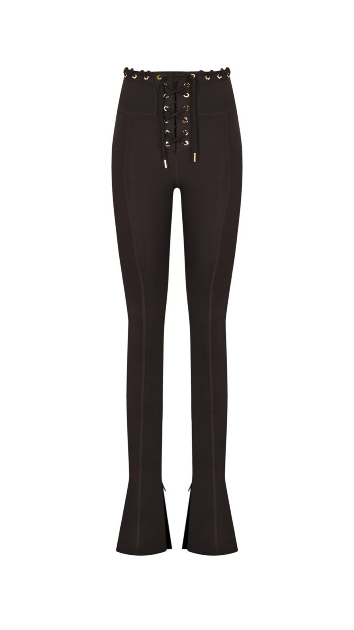 Belicia Flare Leggings Gold 