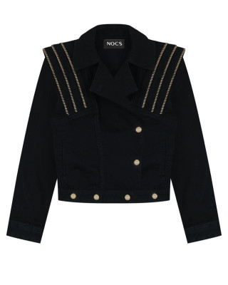 Eva Denim Jacket Black