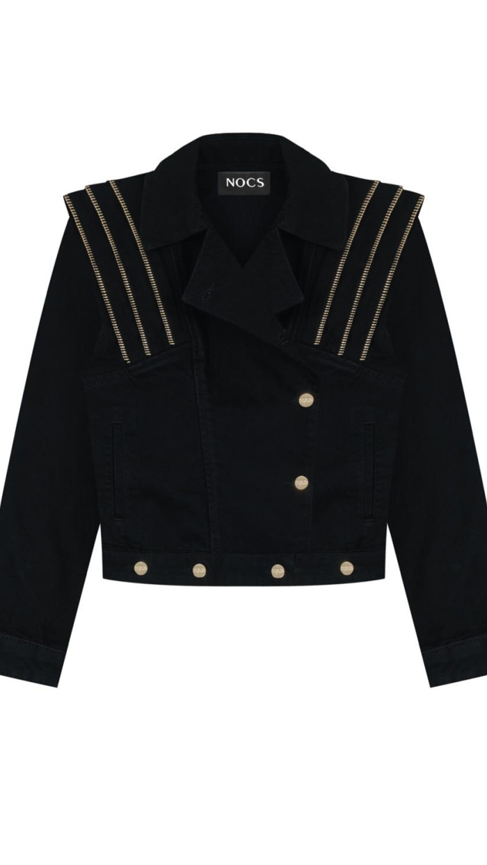 Eva Denim Jacket Black