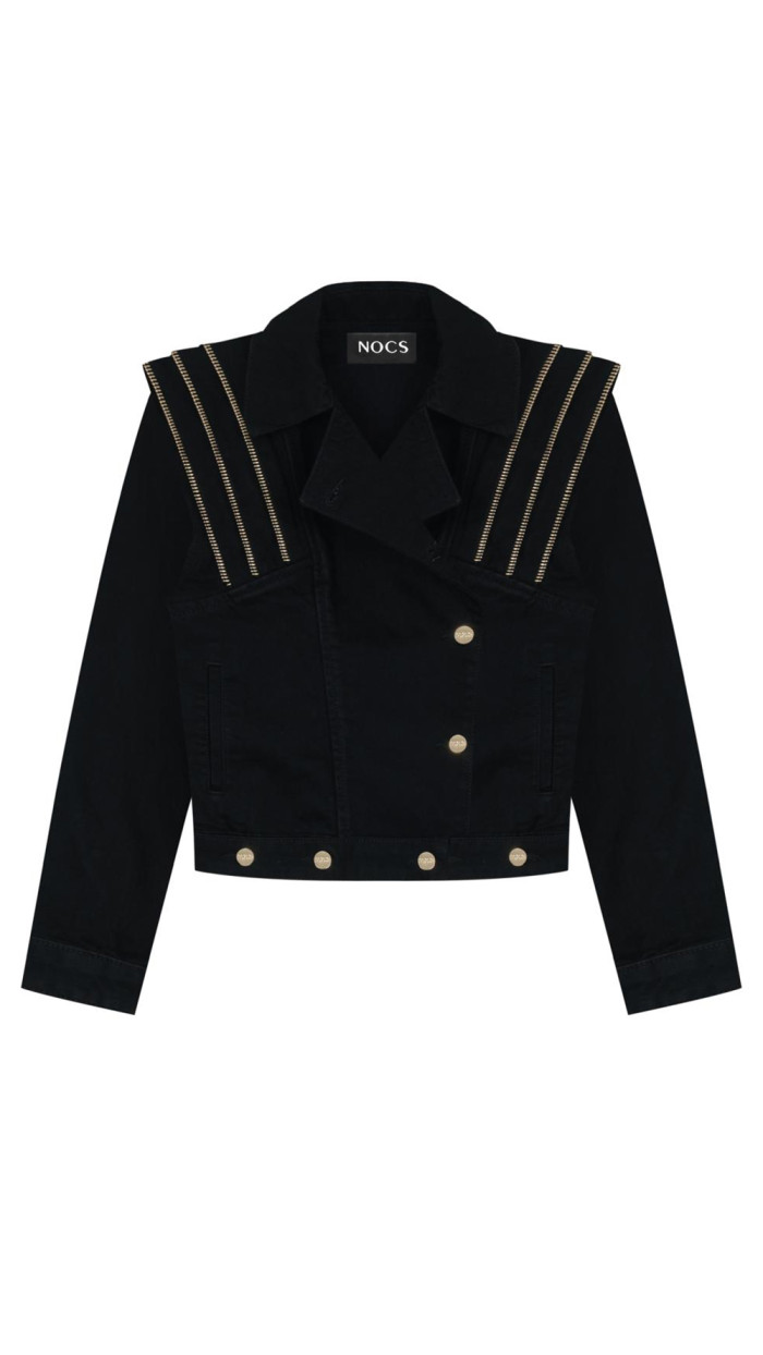 Eva Denim Jacket Black