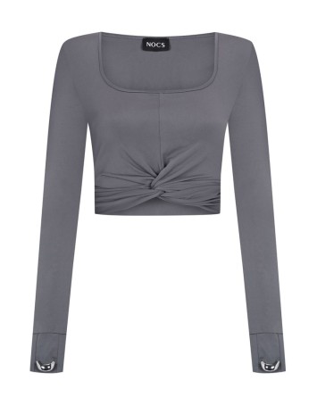 Gigi Top Dark Gray
