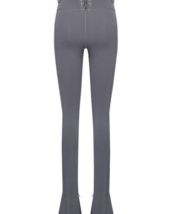 Leticia Flare Leggings Dark Grey Leticia Flare Leggings Dark Grey