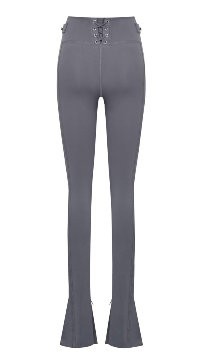 Leticia Flare Leggings Dark Grey Leticia Flare Leggings Dark Grey