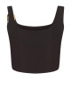 Natalie Crop Top Kahverengi