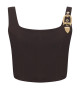 Natalie Crop Top Kahverengi