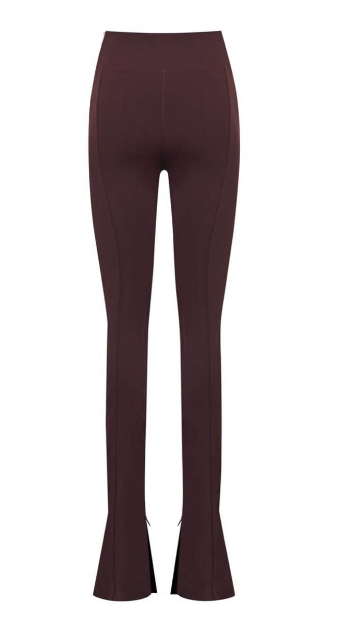 Sienna Flare Chocolate Burgundy Leggings Sienna Flare Chocolate Burgundy Leggings