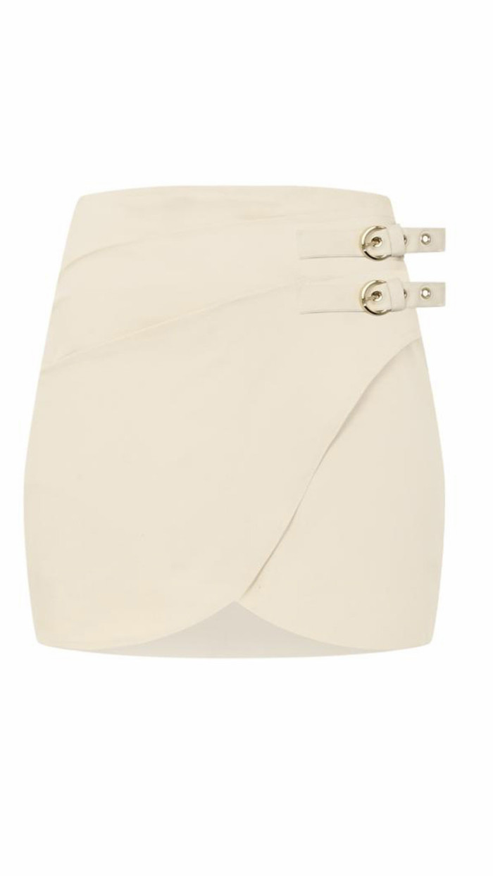 Noemi Short Skirt Ecru
