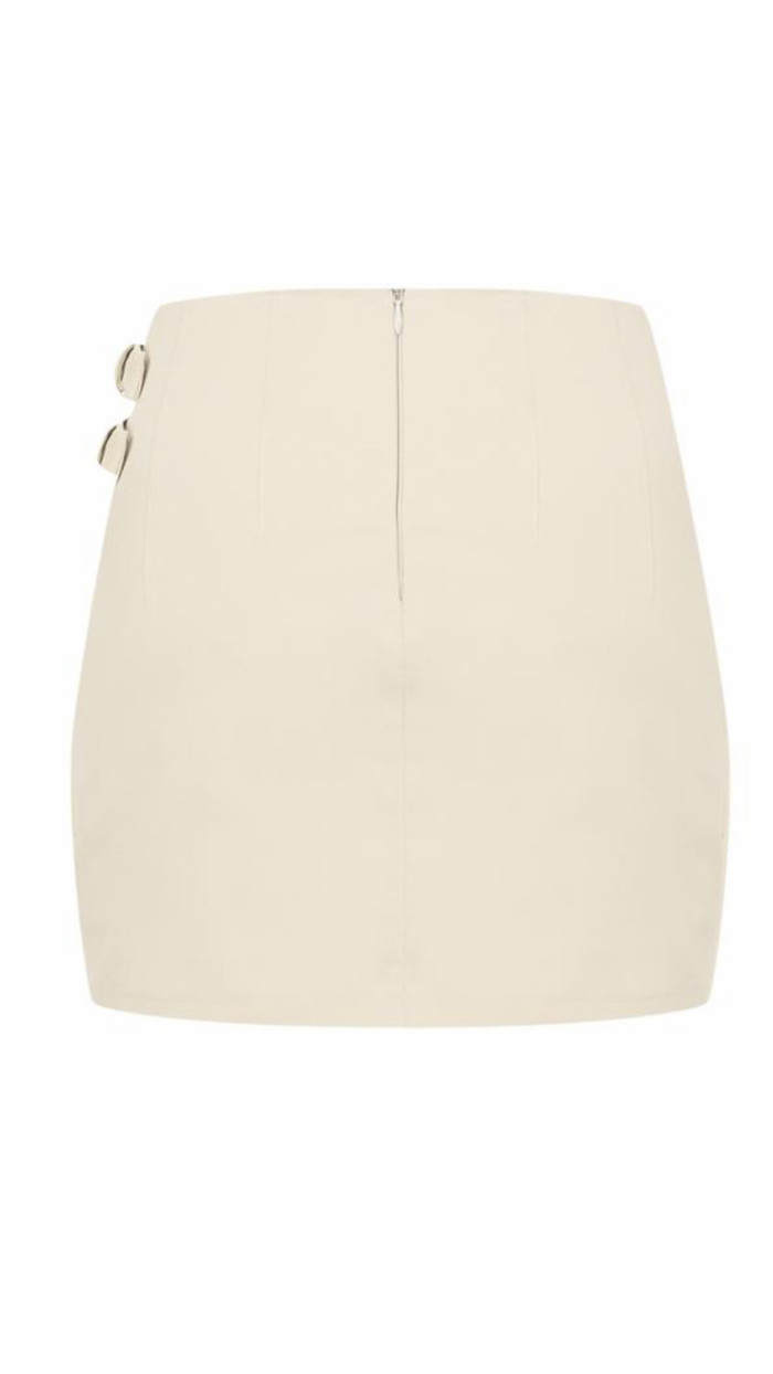 Noemi Short Skirt Ecru